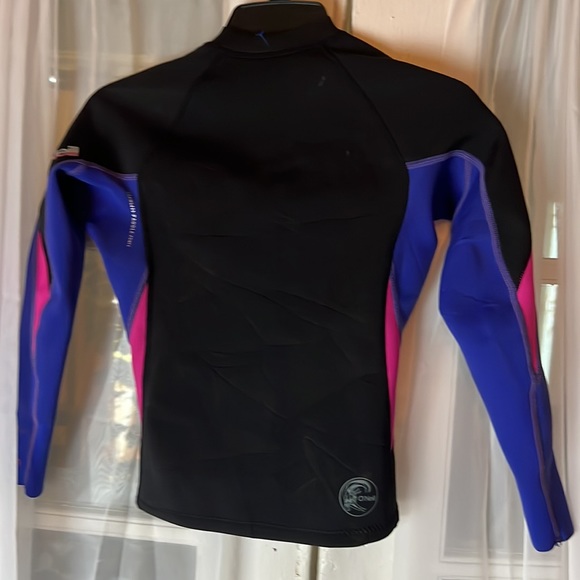 O’Neil Bahia Seamless Paddle Zones Surf Wet Top Girls Size 4 - Picture 8 of 11